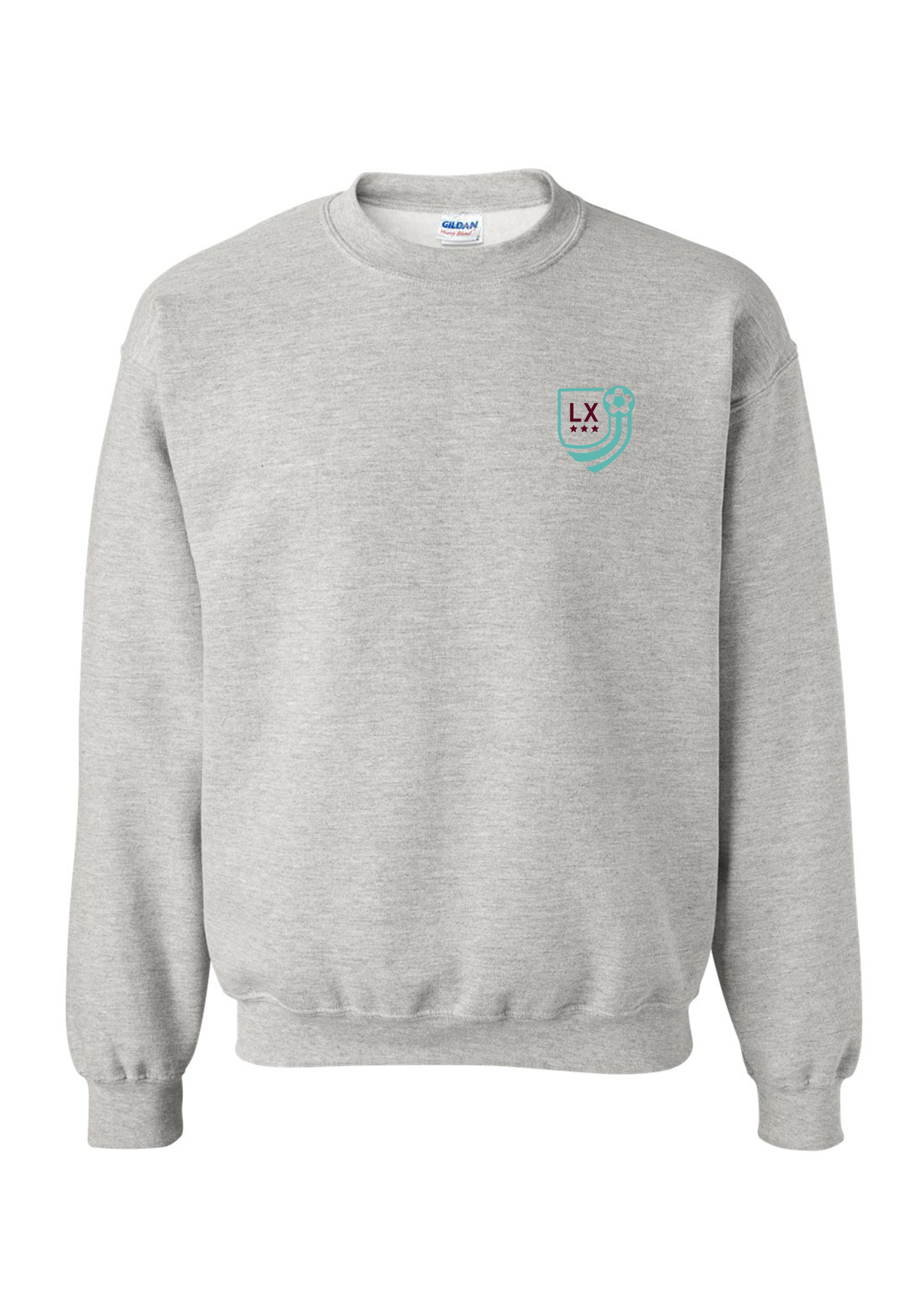 Lx Badge Left Chest Crewneck Sweatshirt