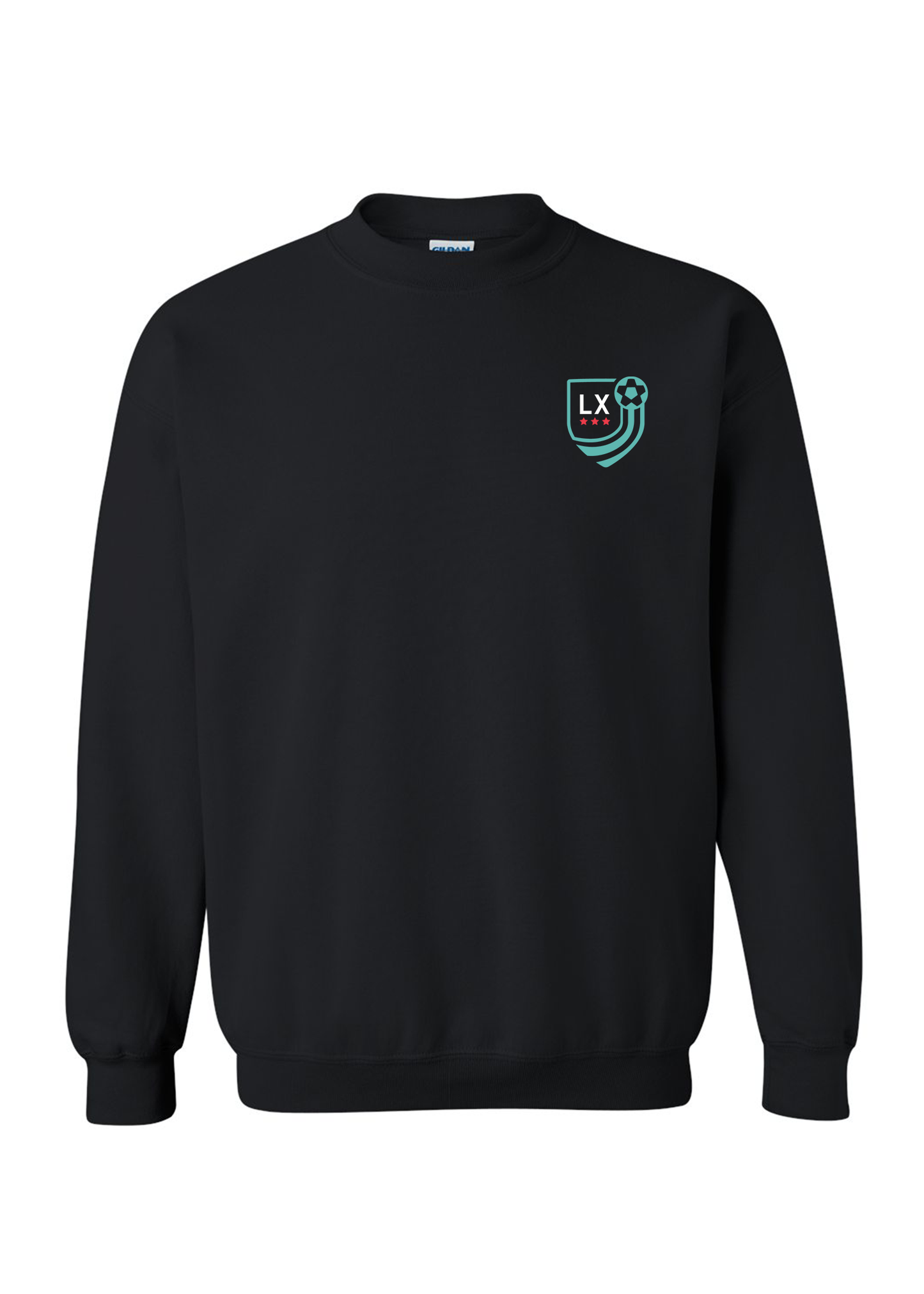 Lx Badge Left Chest Crewneck Sweatshirt
