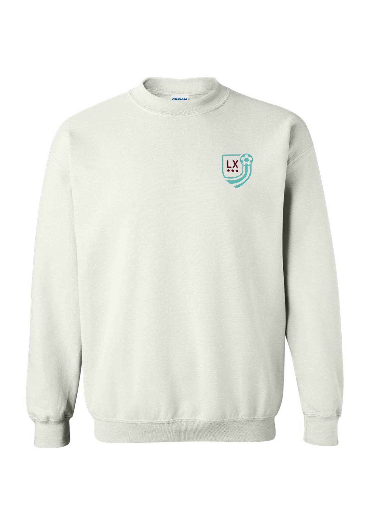 Lx Badge Left Chest Crewneck Sweatshirt