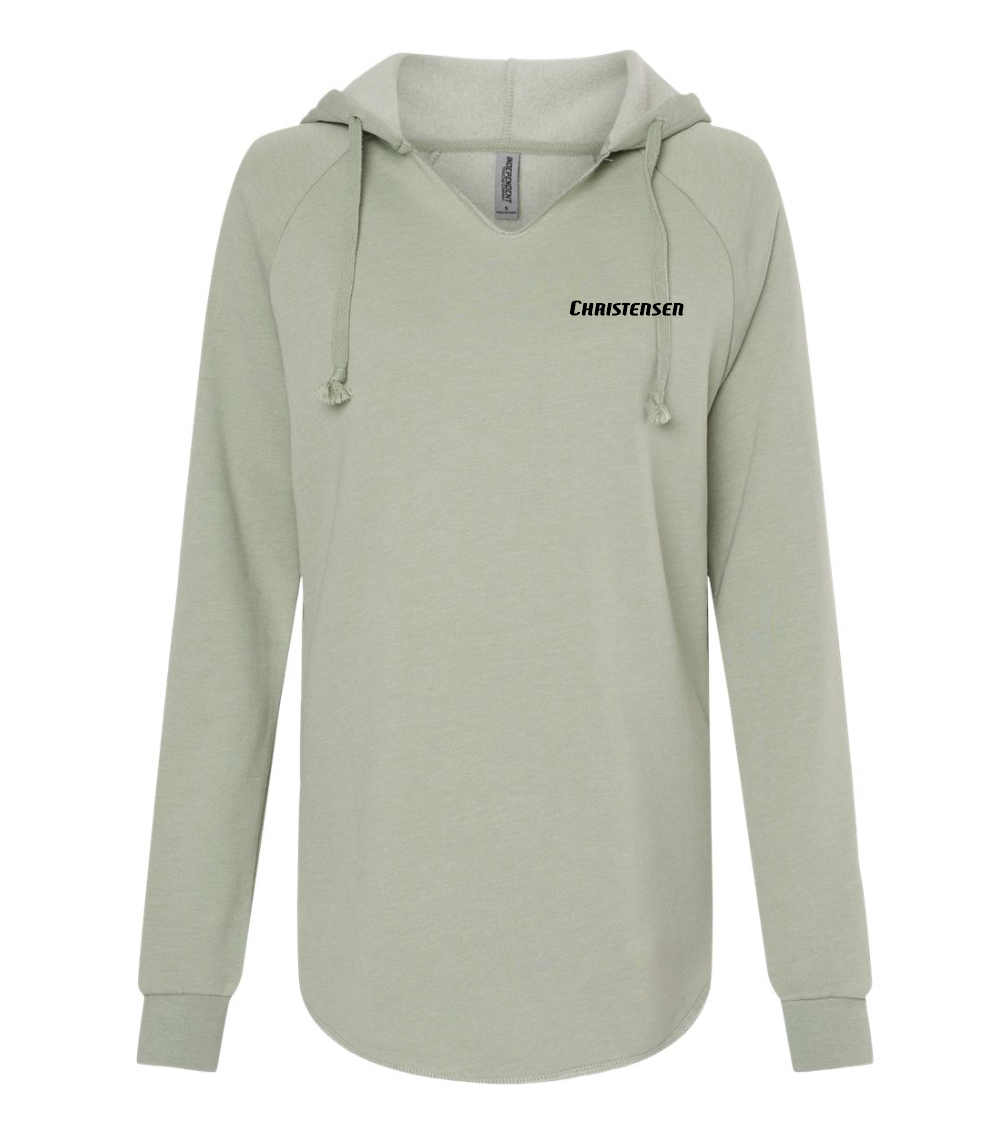 Women’s Lightweight California Wave Wash Hooded Sweatshirt