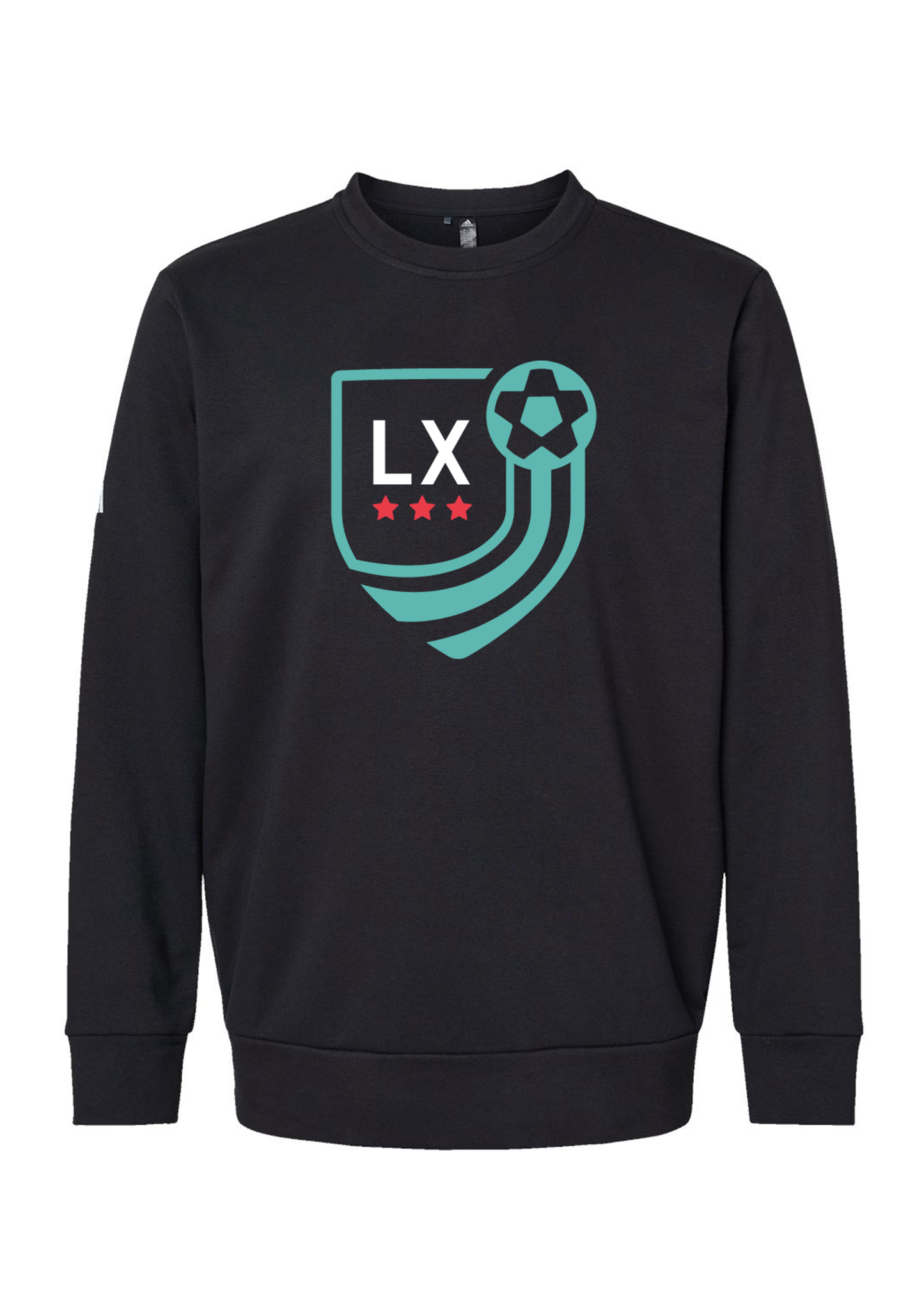 Lx Badge Front Adidas Crewneck Sweatshirt