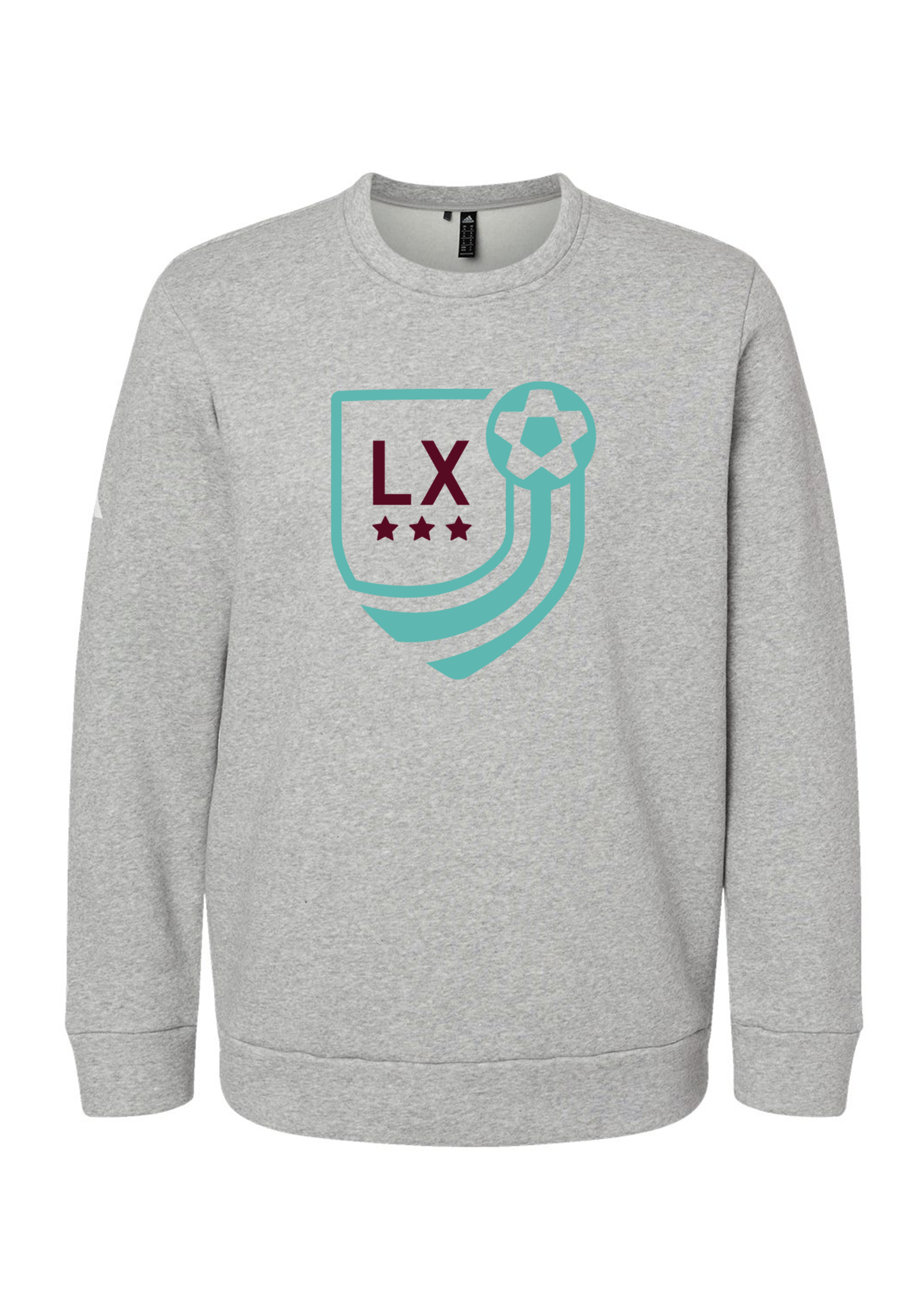 Lx Badge Front Adidas Crewneck Sweatshirt