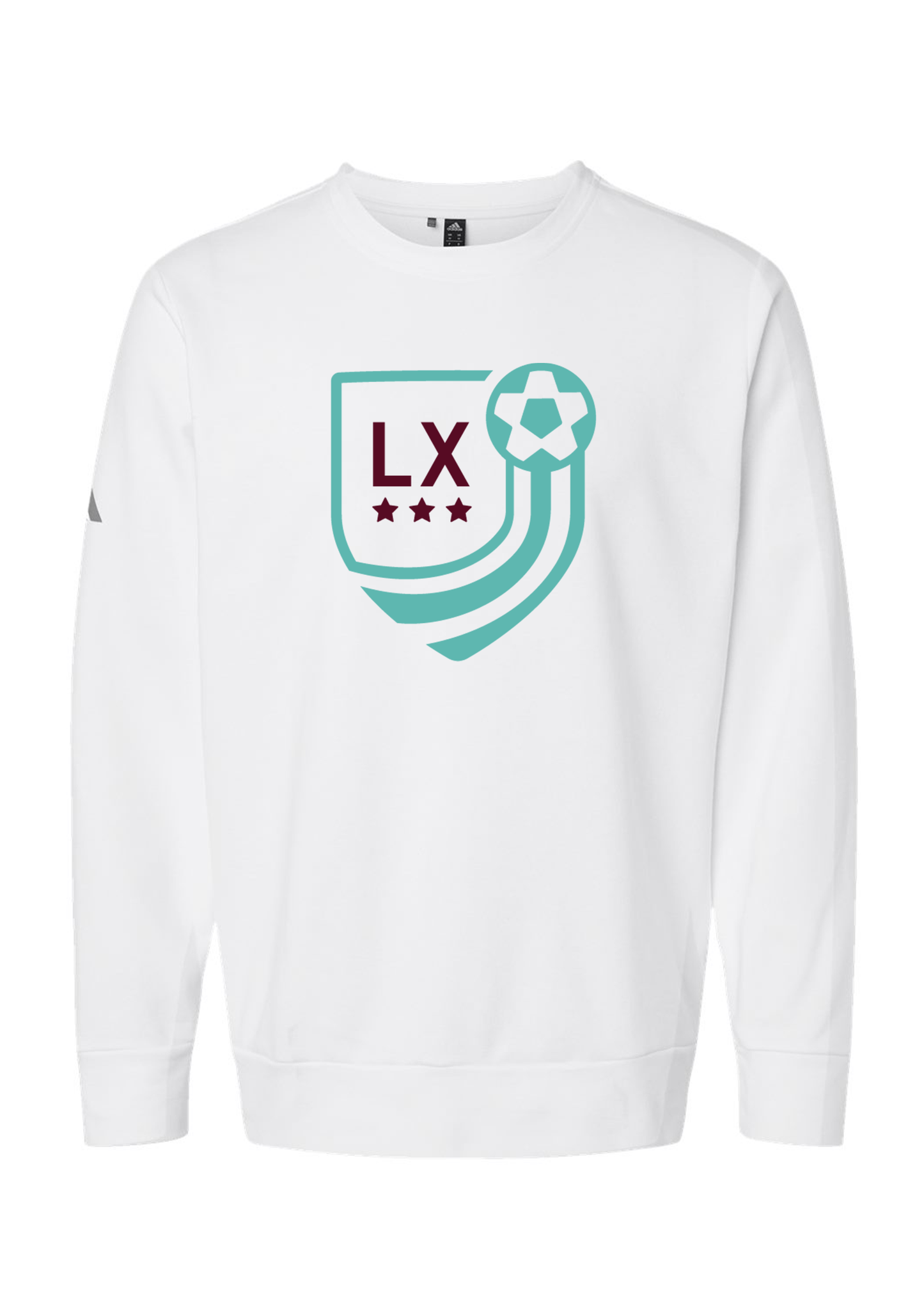 Lx Badge Front Adidas Crewneck Sweatshirt