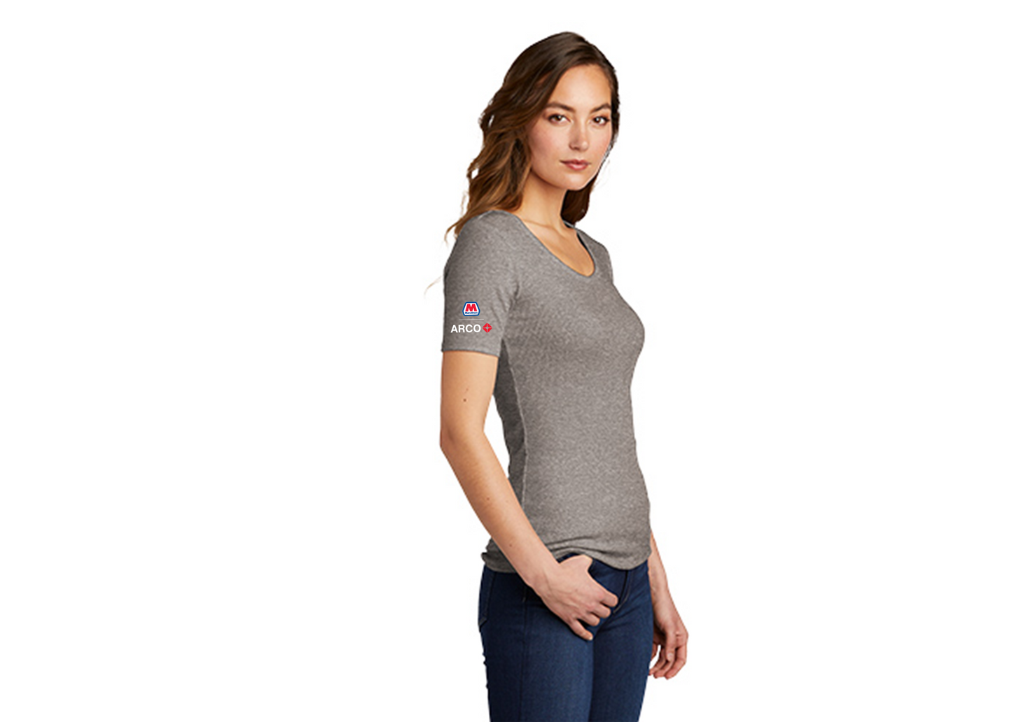 Marathon District® Women’s V.I.T.™ Rib Scoop Neck Tee