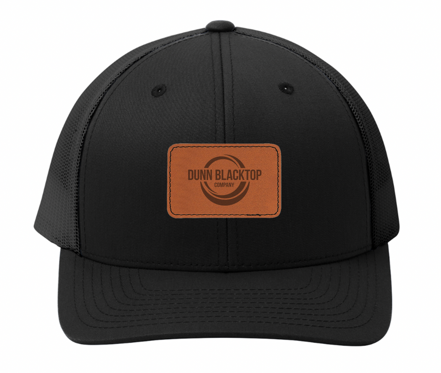 Dunn Blacktop Leather Patch Hat