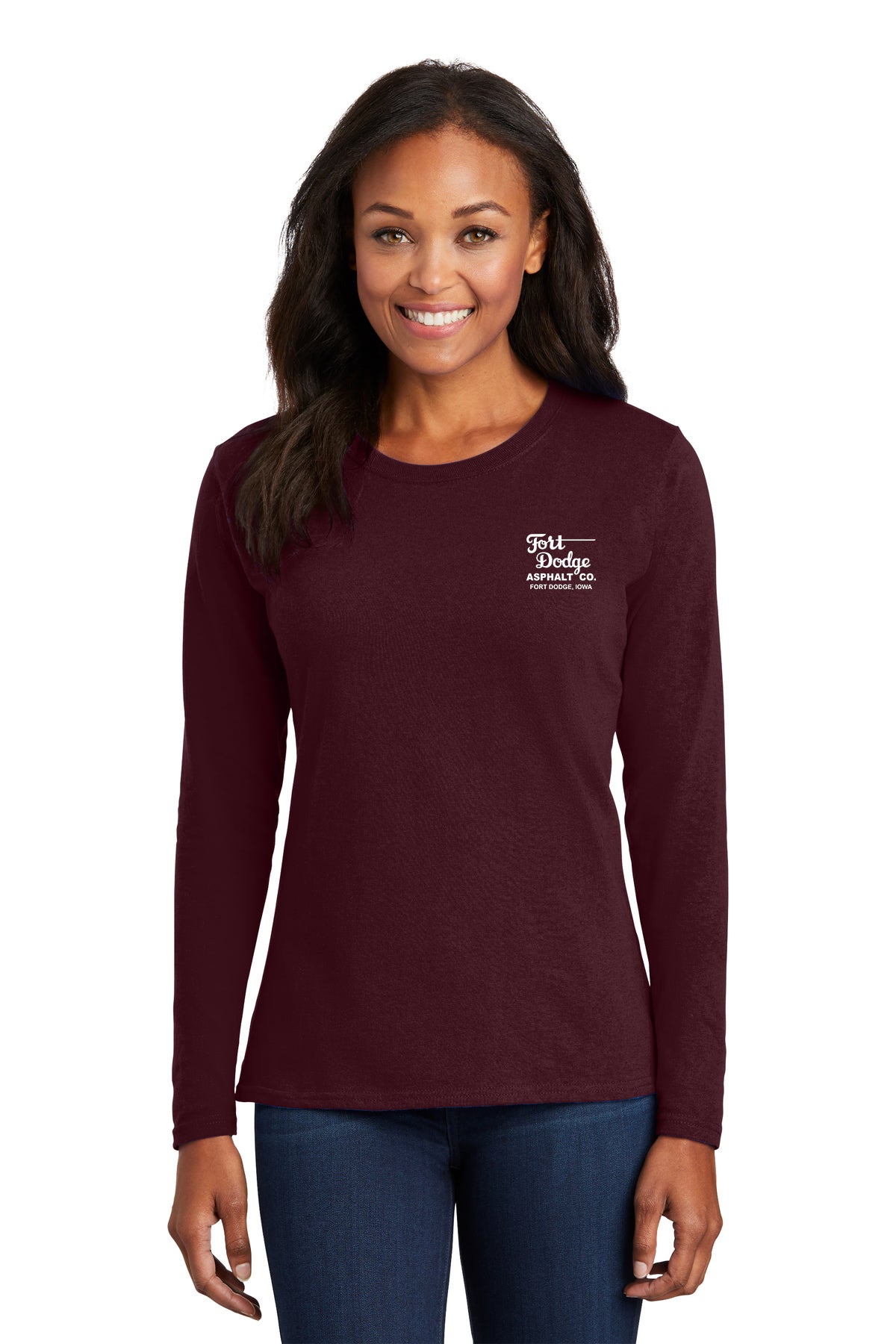 Fort Dodge Asphalt Ladies Long Sleeve – Multiple Colors