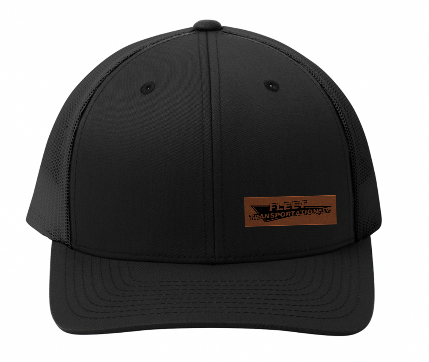 Fleet Transportation Leather Patch Hat