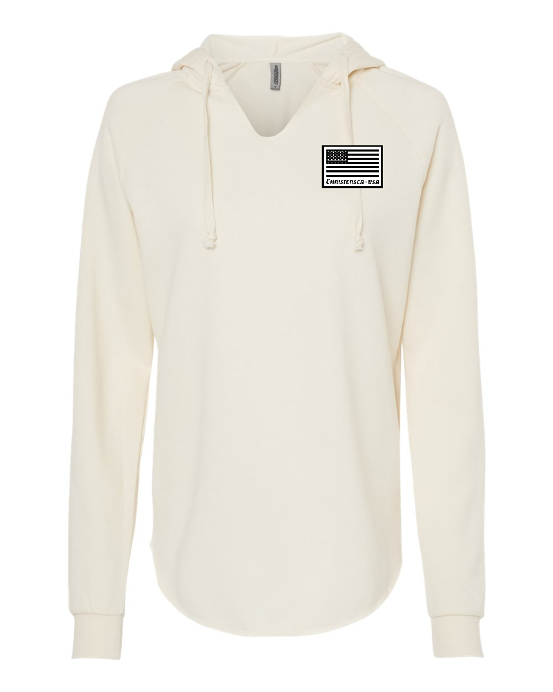 Women’s Lightweight California Wave Wash Hooded Sweatshirt