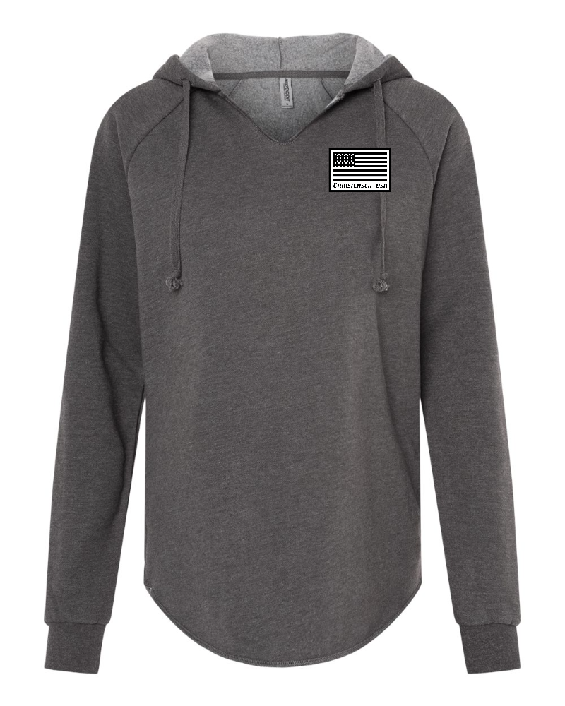 Women’s Lightweight California Wave Wash Hooded Sweatshirt