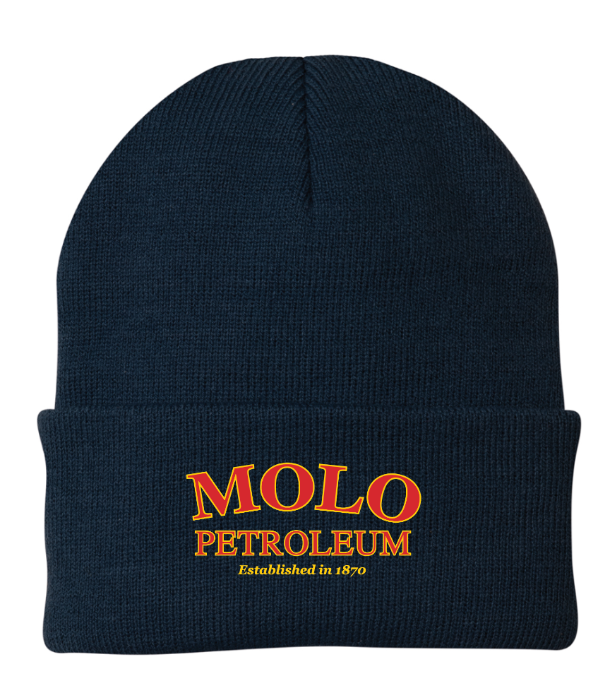 Molo Petroleum Rib Knit Hat (cp90) (HO86E-B-RY)
