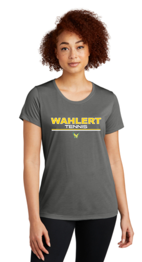 Wahlert Mens Tennis Ladies Drifit Short Sleeve