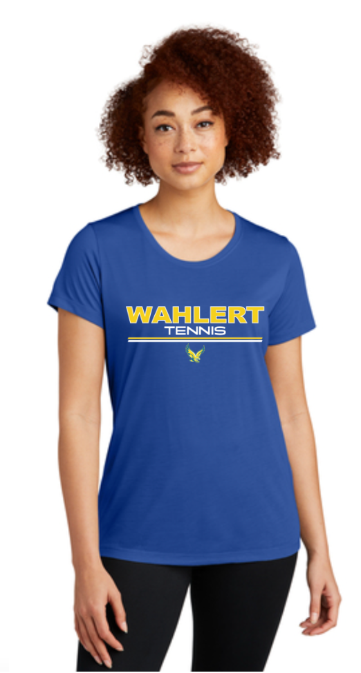 Wahlert Mens Tennis Ladies Drifit Short Sleeve