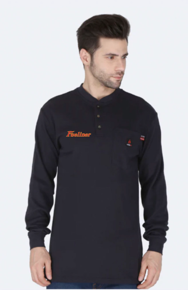 Forge Flame-Resistant Henley Tee (MFRHNLY004) (FL01E-RC)