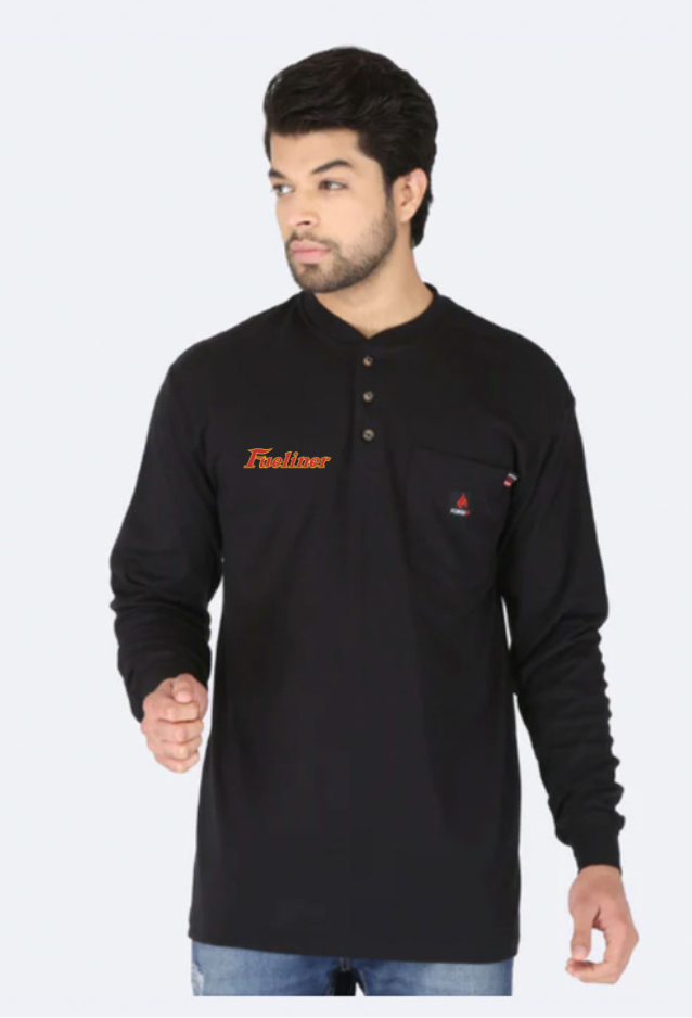 Forge Flame-Resistant Henley Tee (MFRHNLY004) (FL01E-RC)