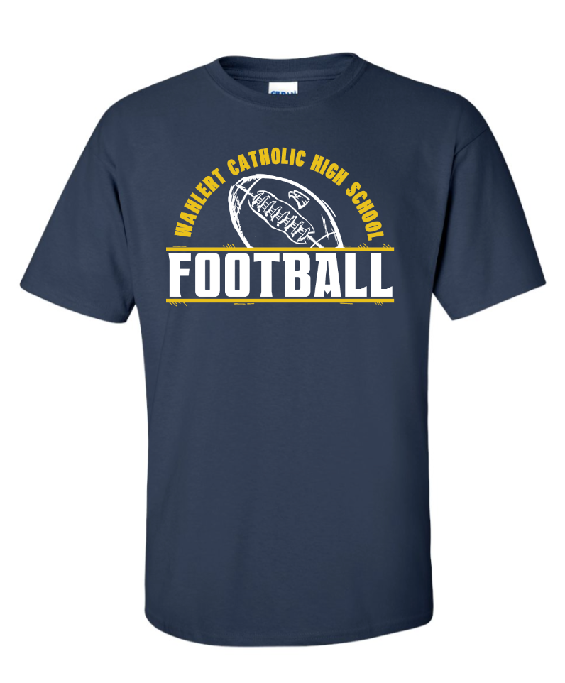 Wahlert Football Short Sleeve (youth sizes available)