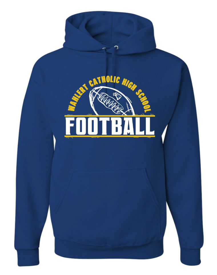 Wahlert Football Hoodie (youth sizes available)