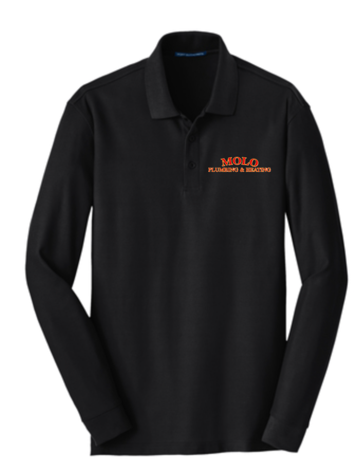 HVAC Pique Long Sleeve Polo (k100ls) (HO81E-LC-RY)