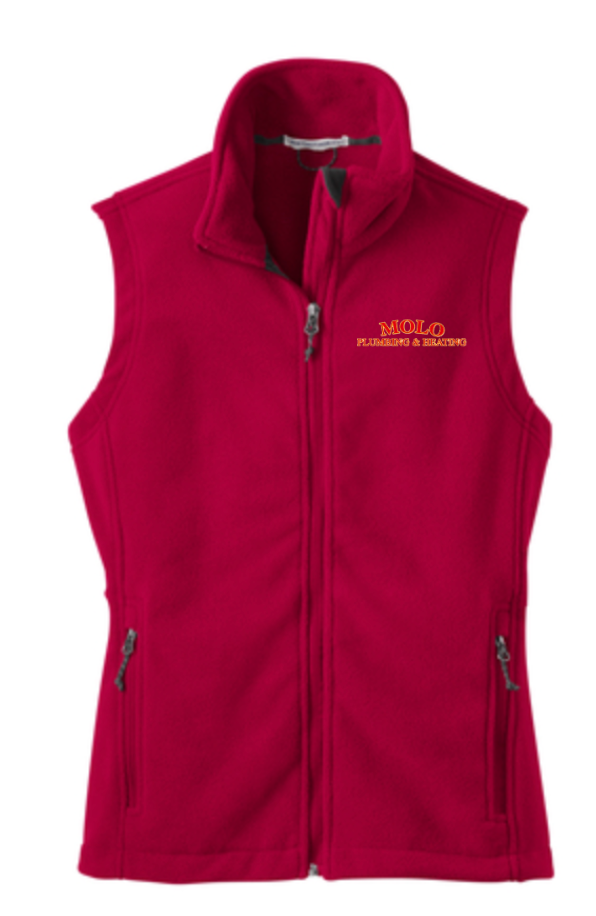 HVAC Ladies Fleece Vest (L219) (HO81E-LC-RY)