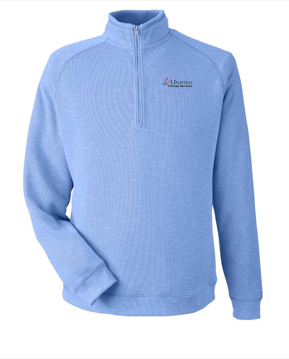 (EMB-2) Adult Sun Surfer Supreme Quarter-Zip (N17991) (dk garments HO13E-LC-W) (lt garments HO13E-LC-B)