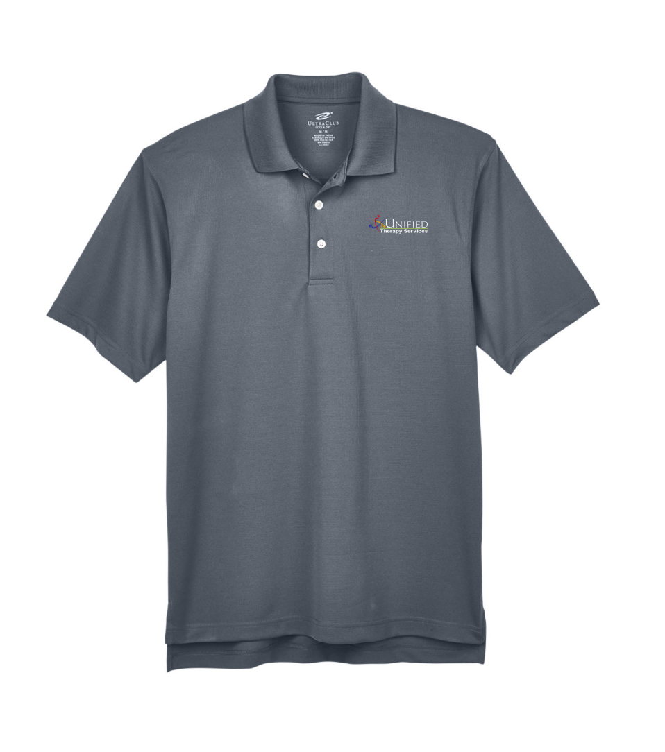 (EMB-2) Mens Cool & Dry Stain-Release Performance Polo (8445) (dk garments HO13E-LC-W)