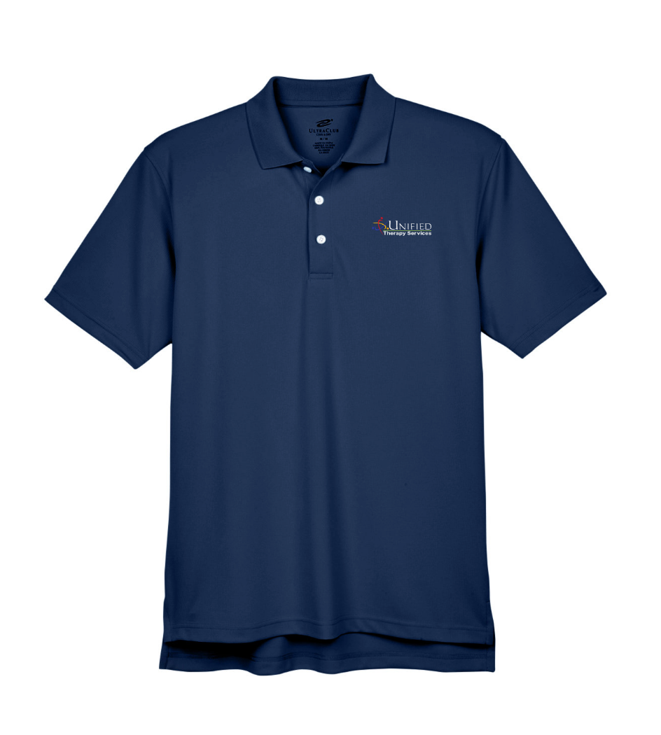 (EMB-2) Mens Cool & Dry Stain-Release Performance Polo (8445) (dk garments HO13E-LC-W)