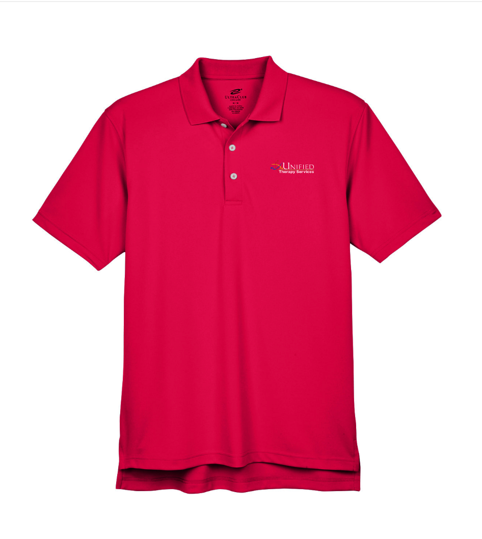 (EMB-2) Mens Cool & Dry Stain-Release Performance Polo (8445) (dk garments HO13E-LC-W)