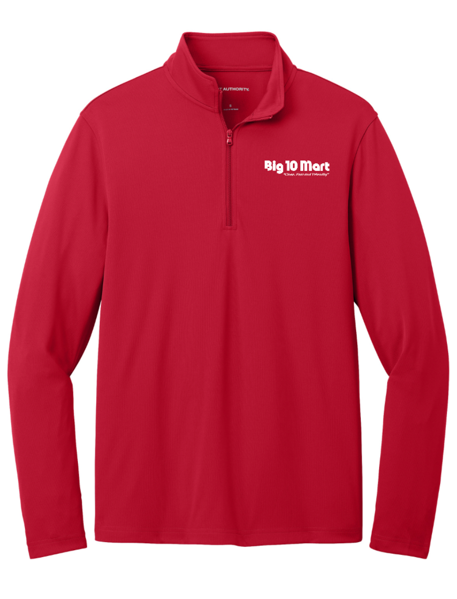 Molo Big 10 Men's UV Micro-Mesh 1/4-Zip (K112) (HO04E-black) (HO80E-red)