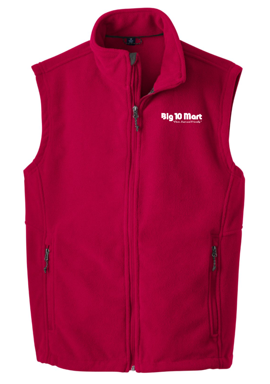 Molo Big 10 Mart Men's Fleece Vest (F219) (HO04E-black) (HO80E-red)
