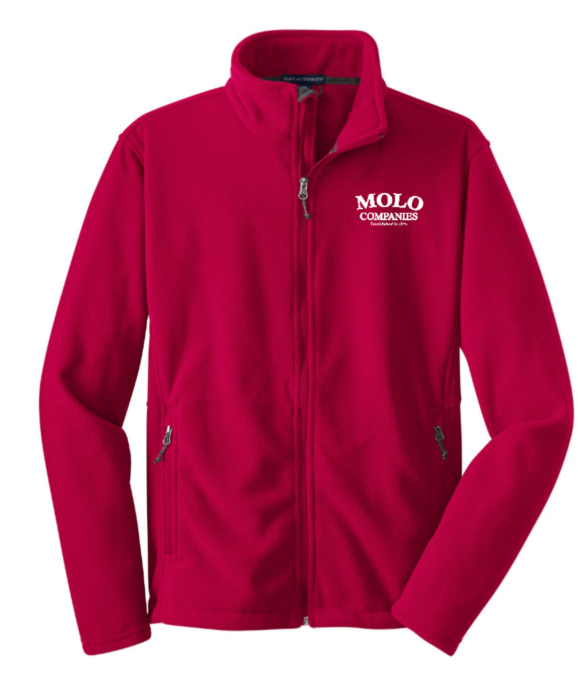Molo Companies Men's Value Full Zipper Jacket (F217) (blk garment MC01E) (red garment MC03E)