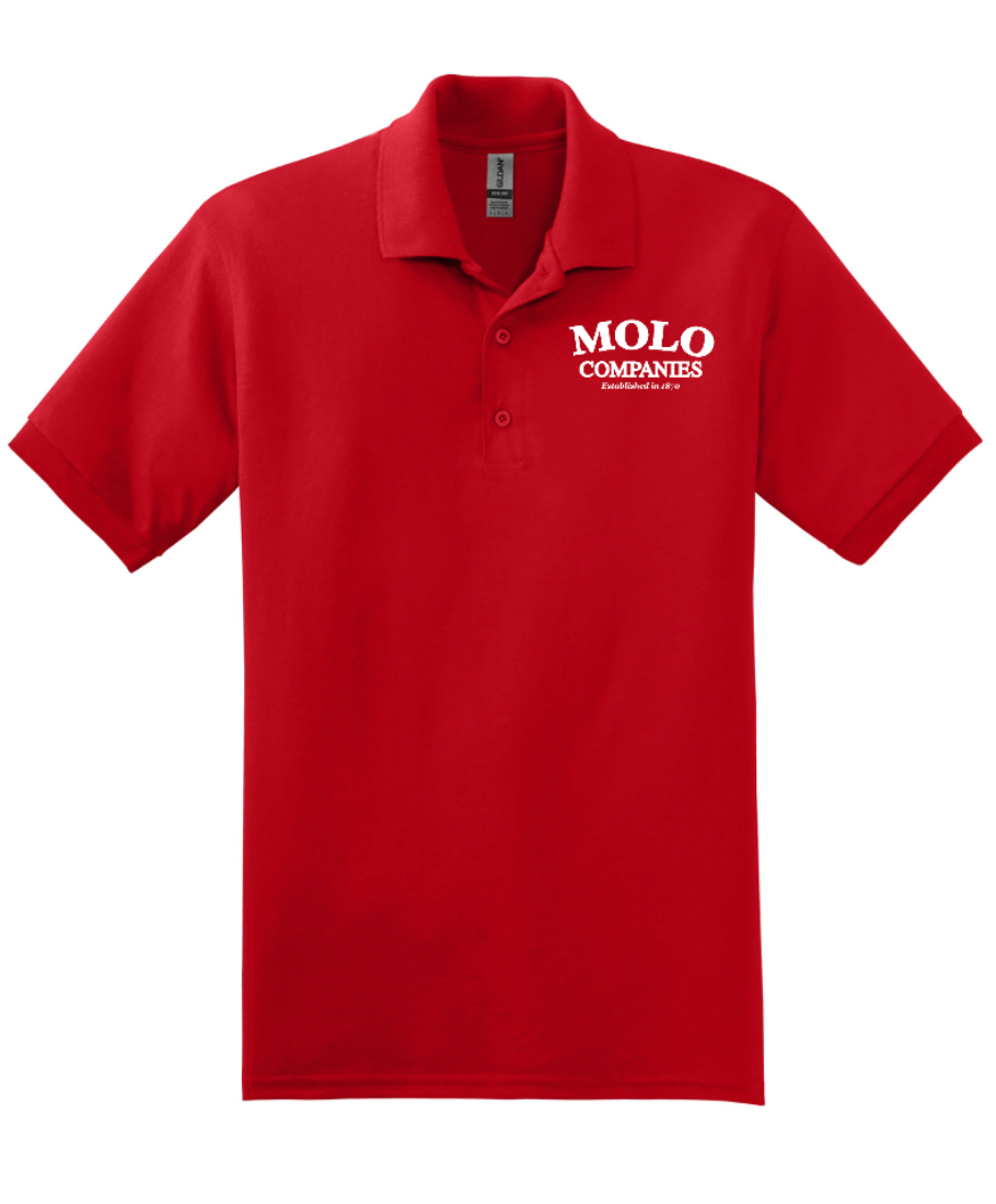 Molo Companies Polo (8800) (blk garment MC01E) (red garment MC03E)