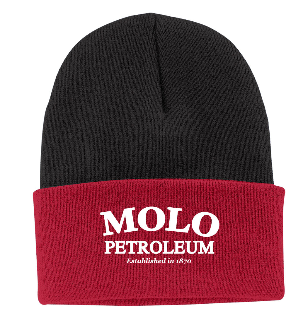 Molo Petroleum Rib Knit Hat (cp90) (HO86E-B-RY)