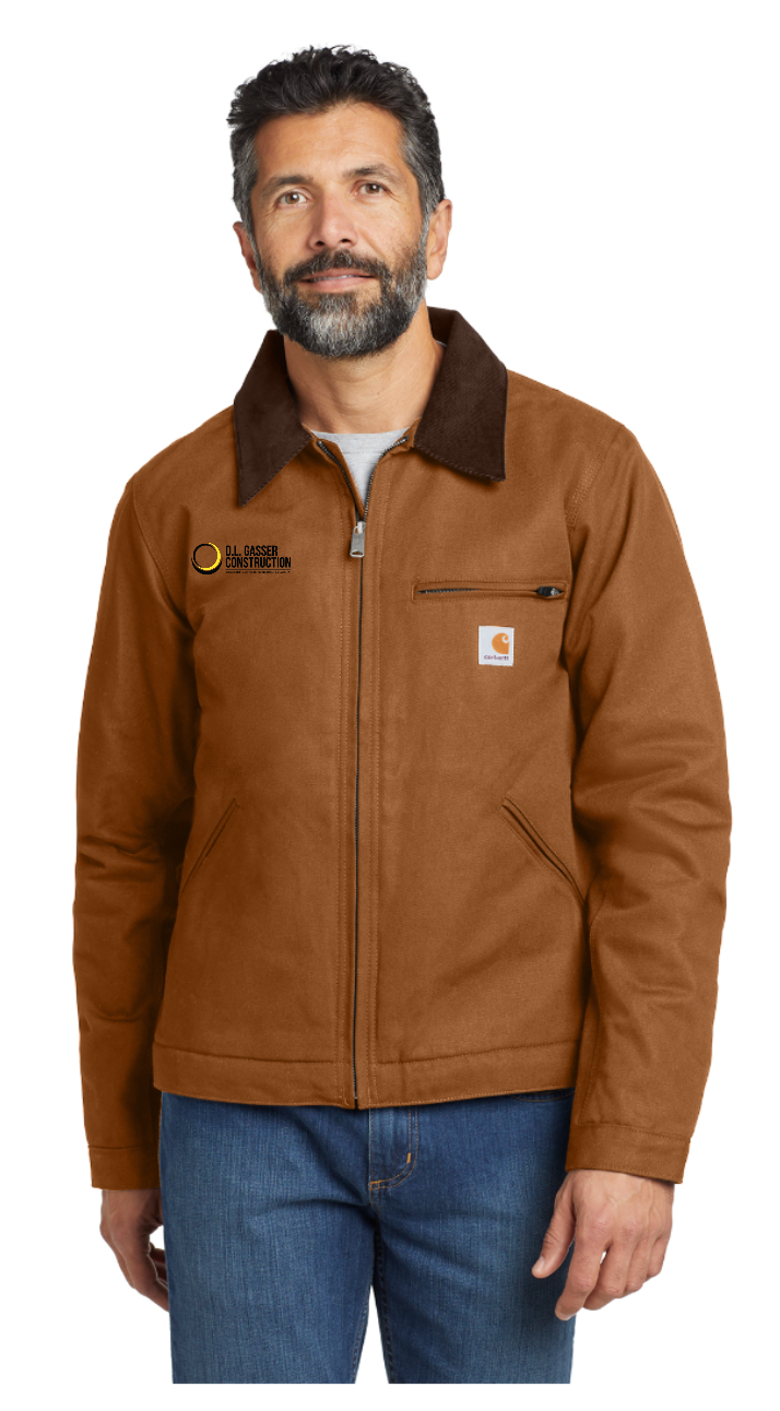 D.L. Gasser Construction Carhartt® Tall Detroit Jacket