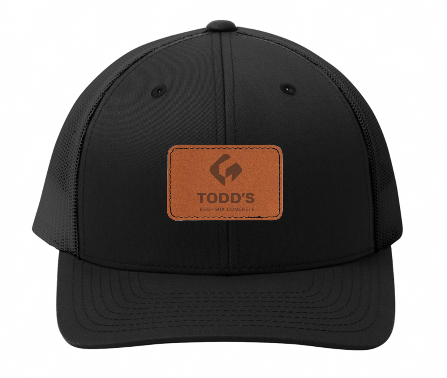 Todd's Redi-Mix Concrete Leather Patch Hat