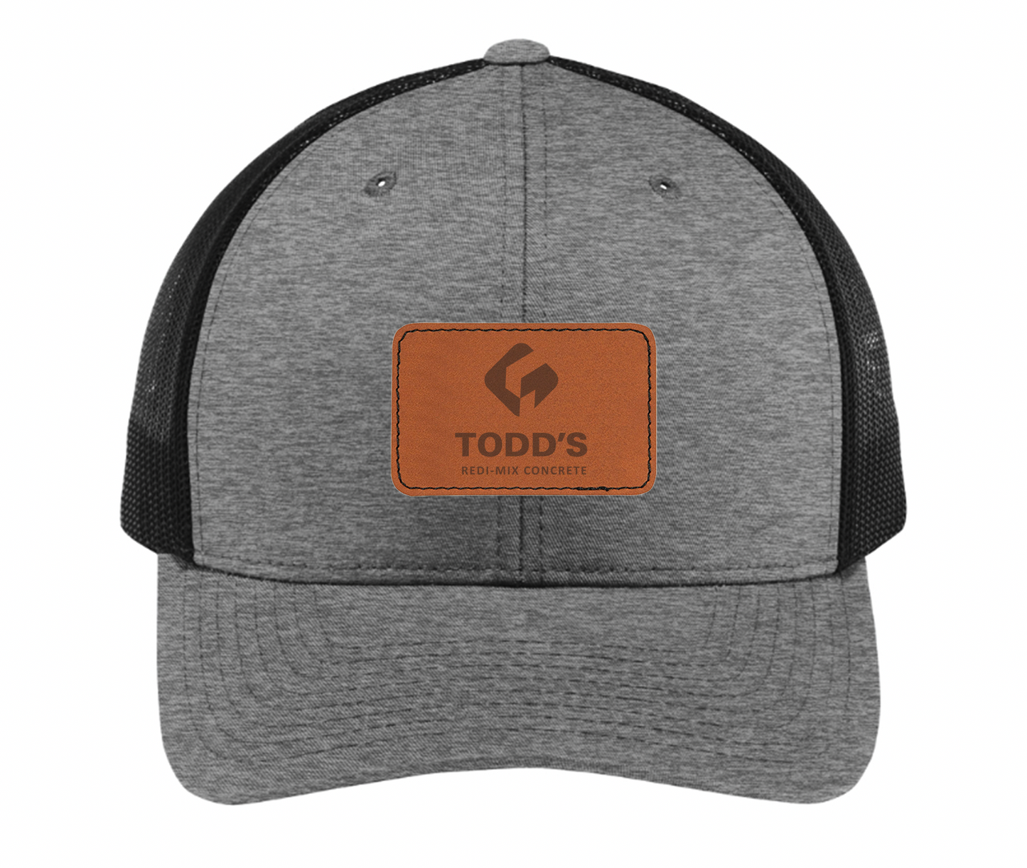 Todd's Redi-Mix Concrete Leather Patch Hat
