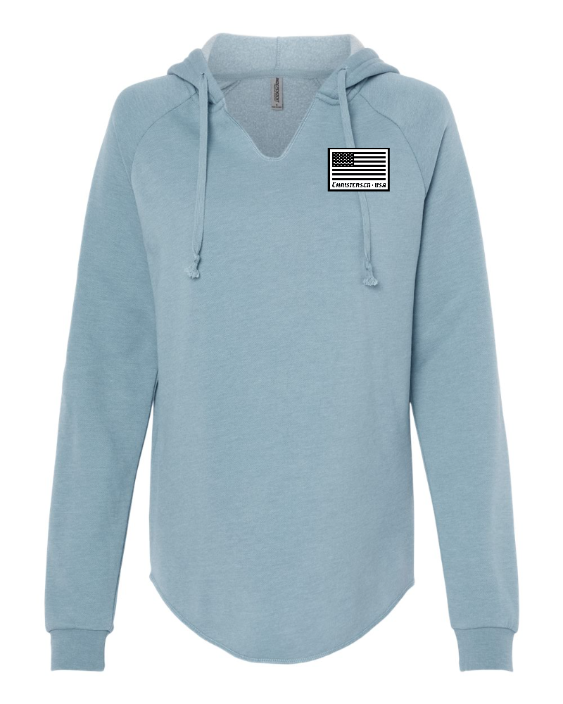 Women’s Lightweight California Wave Wash Hooded Sweatshirt