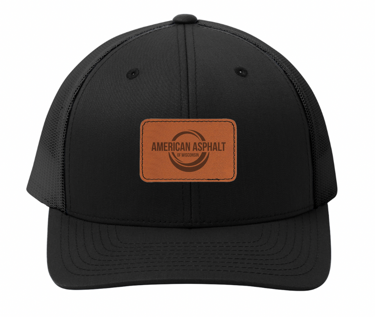 American Asphalt of Wisconsin Leather Patch Hat