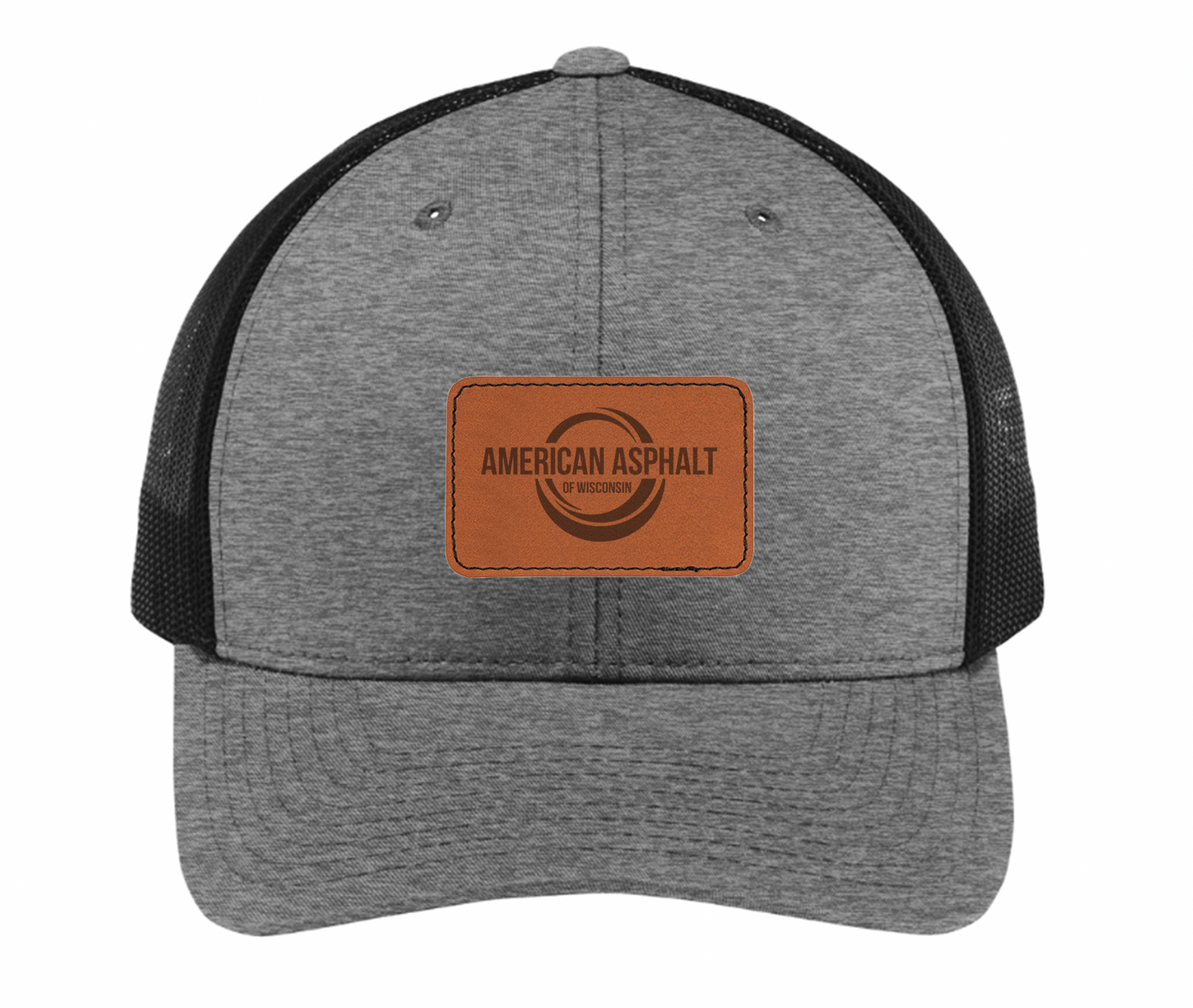 American Asphalt of Wisconsin Leather Patch Hat