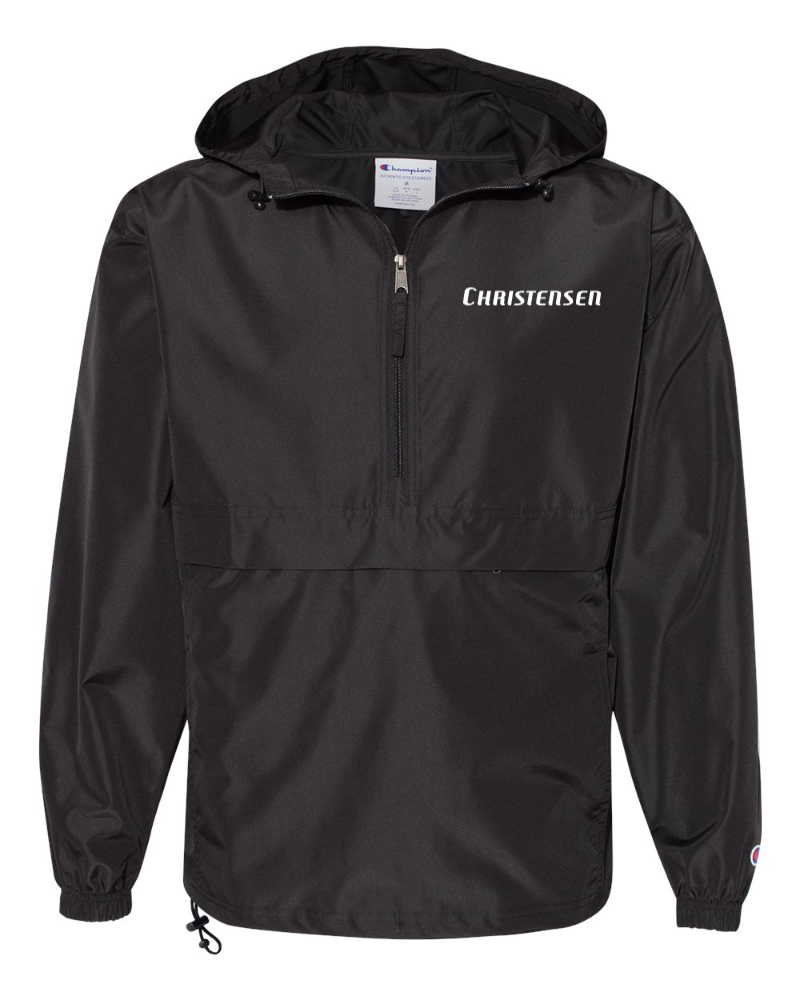 Champion - Hooded Packable Quarter-Zip Jacket