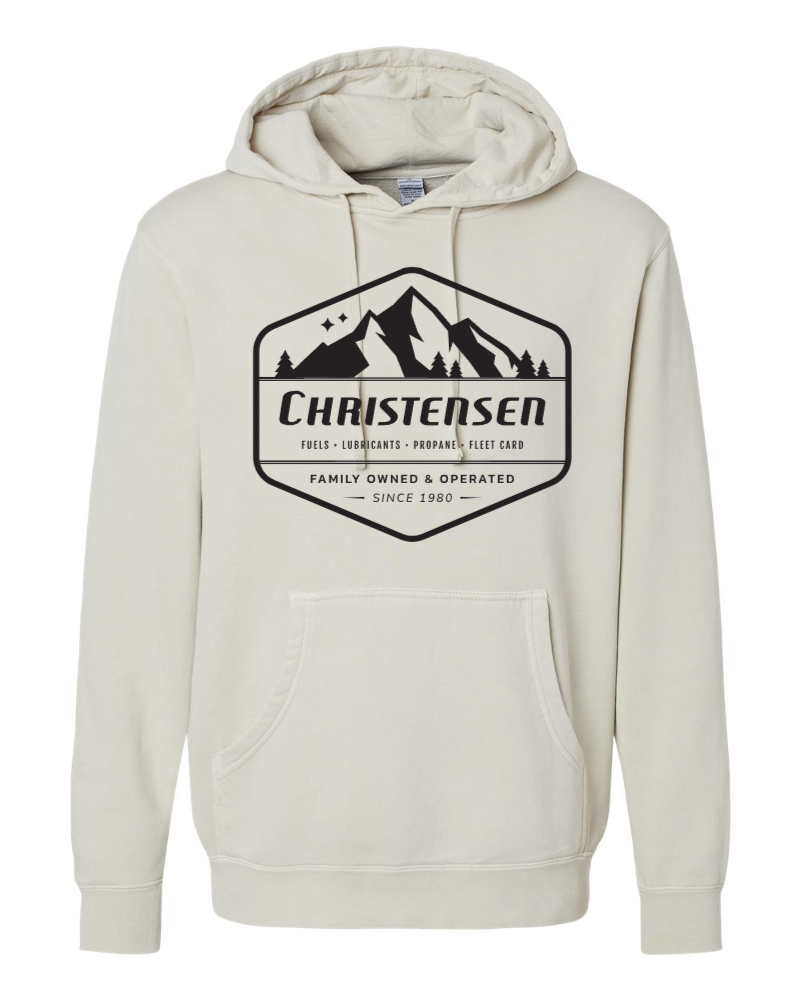 Independent Midweight Pigment-Dyed Hooded Sweatshirt