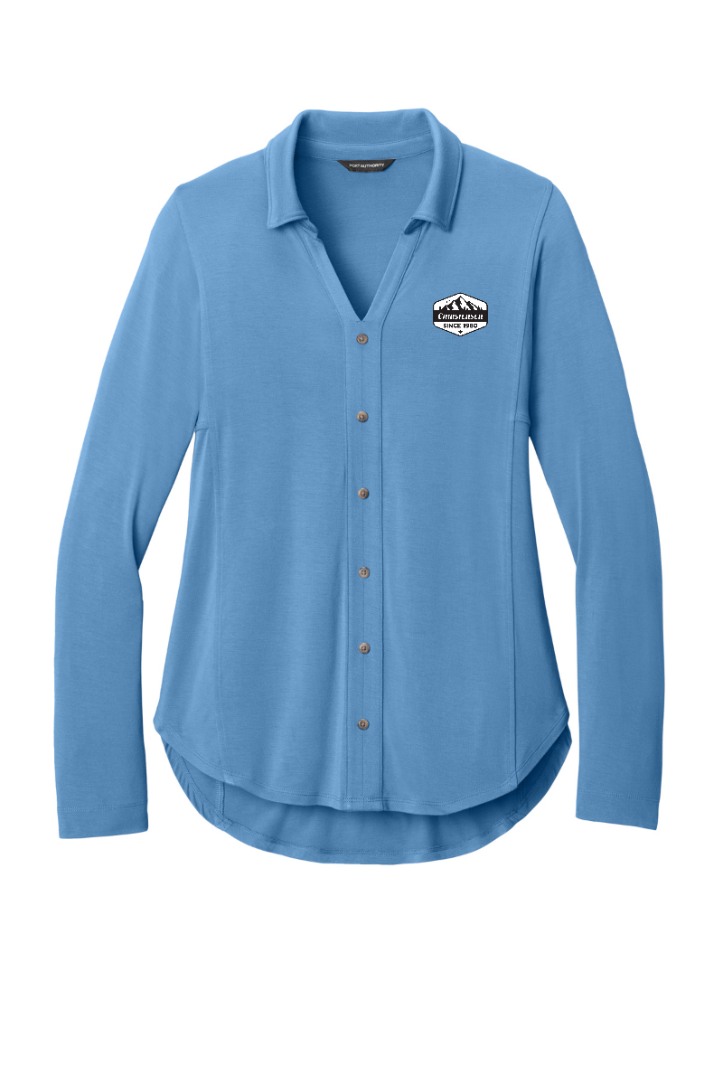 Port Authority® Women’s Luxe Knit Button Tunic