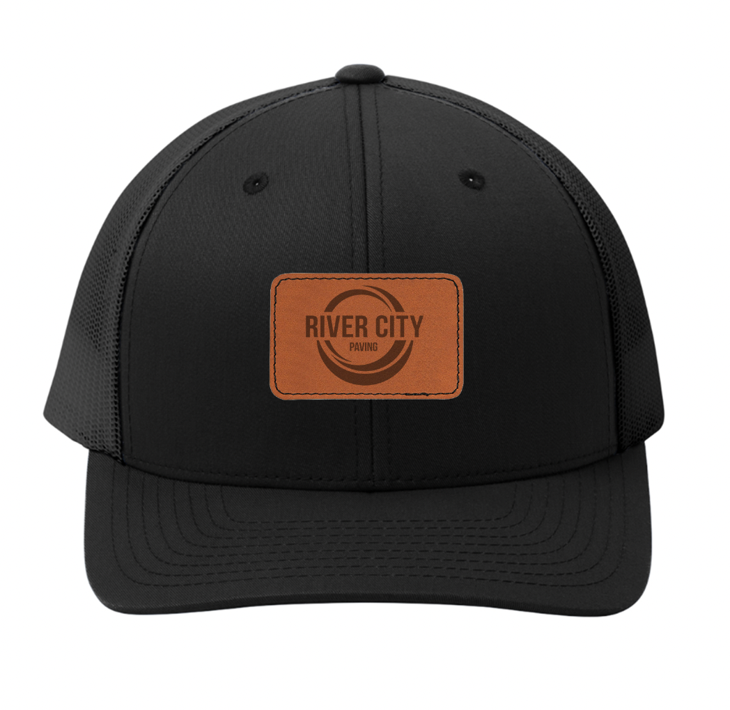 River City Paving Leather Patch Hat
