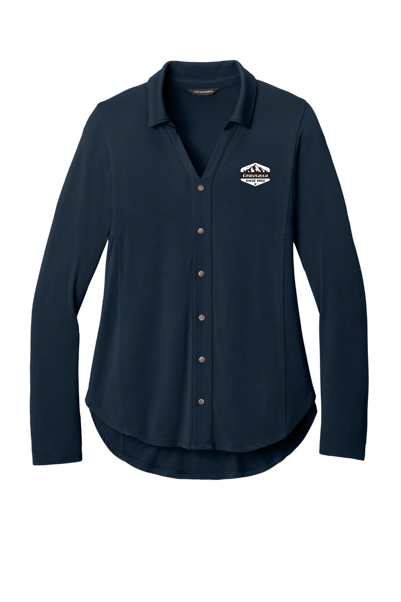 Port Authority® Women’s Luxe Knit Button Tunic