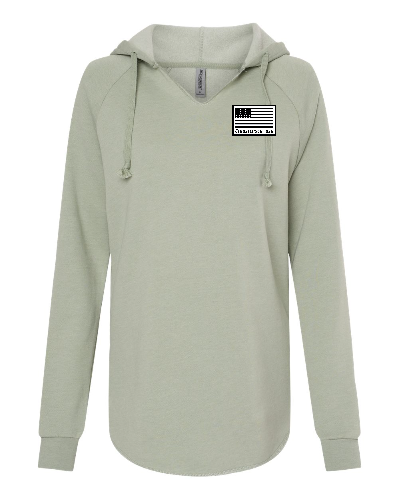 Women’s Lightweight California Wave Wash Hooded Sweatshirt
