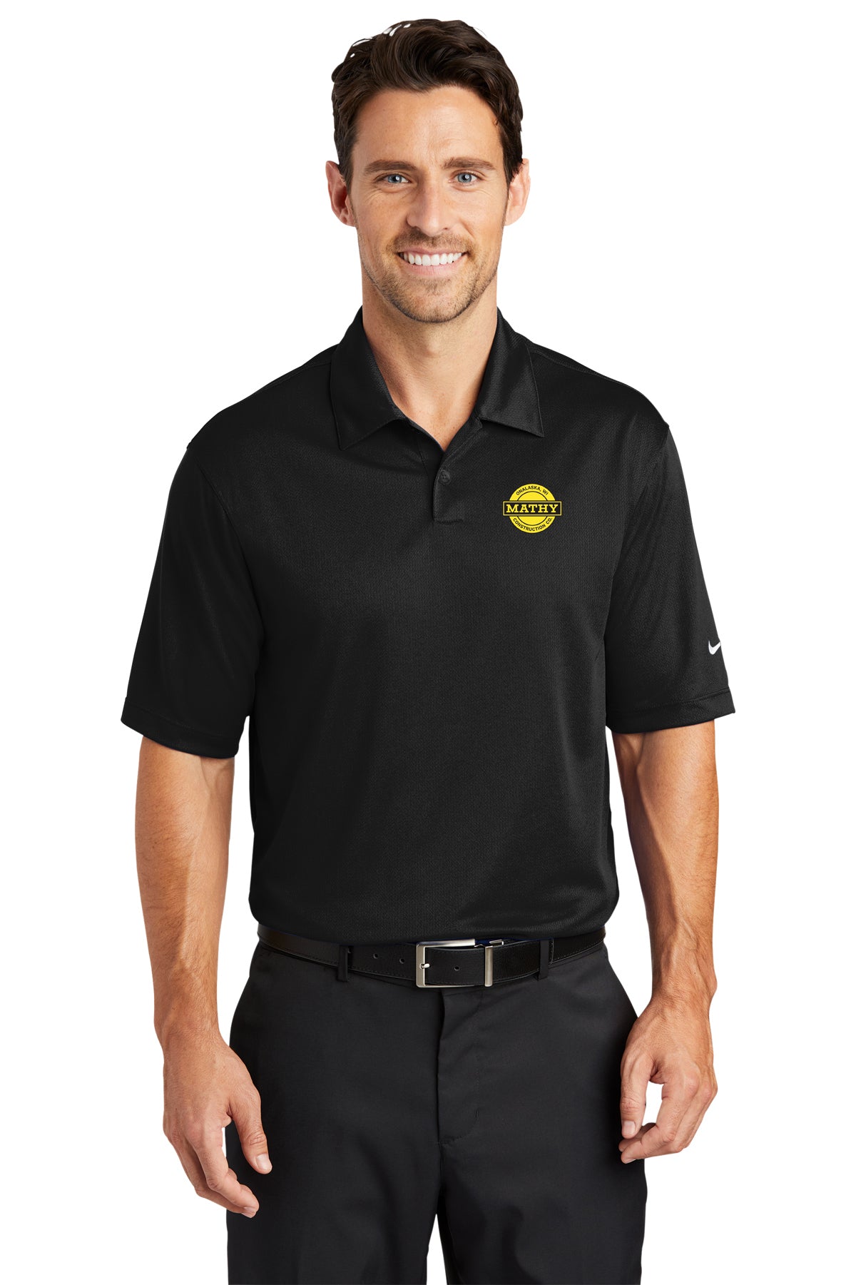 Mathy Construction Company Nike Dri-fit Polo (NKDC1963) (JS115E-LC-YB)