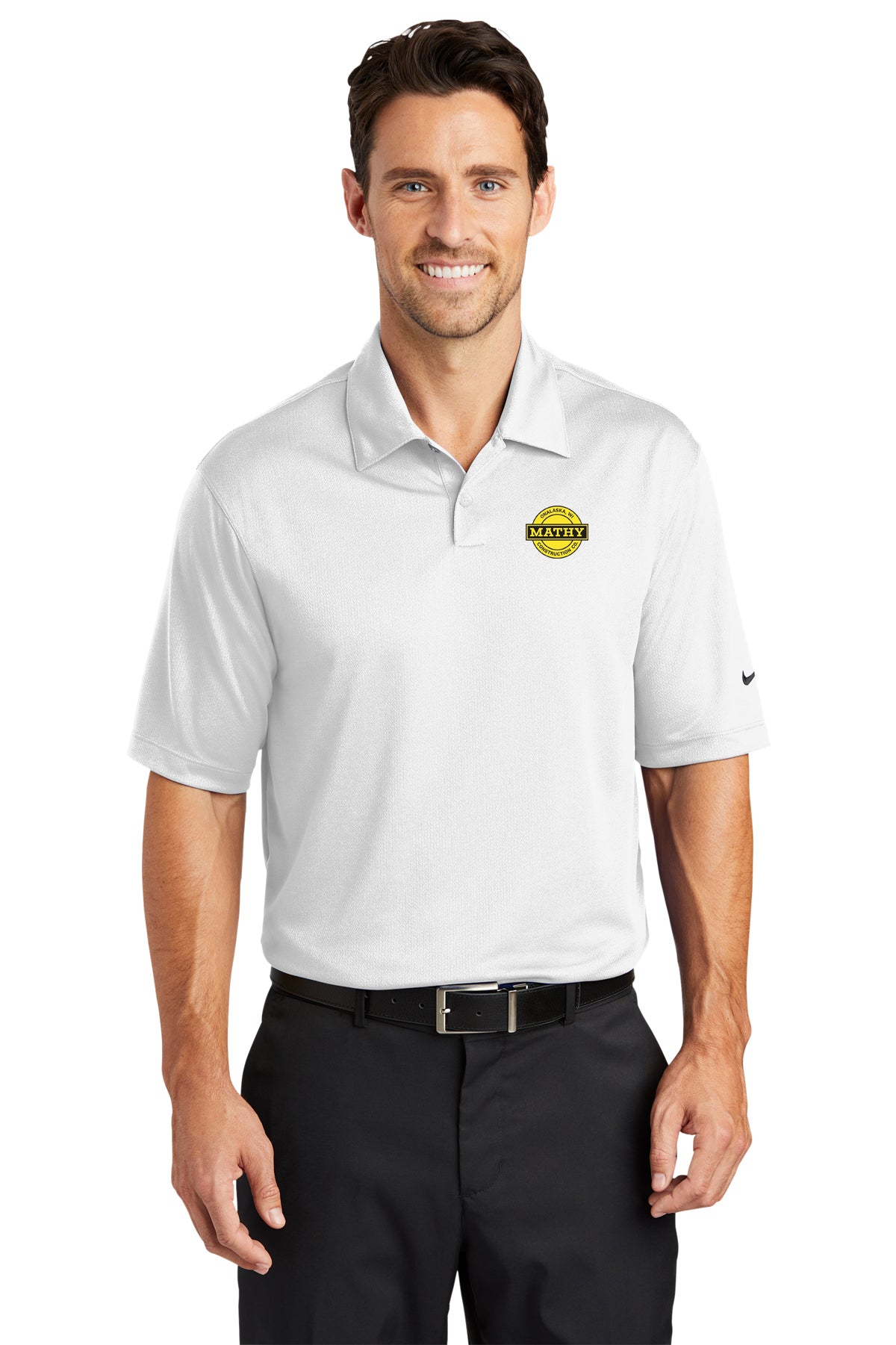 Mathy Construction Company Nike Dri-fit Polo (NKDC1963) (JS115E-LC-YB)