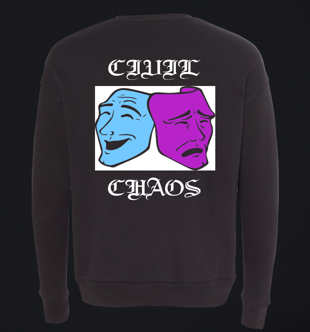 Take Off The Mask Drop Shoulder Crew