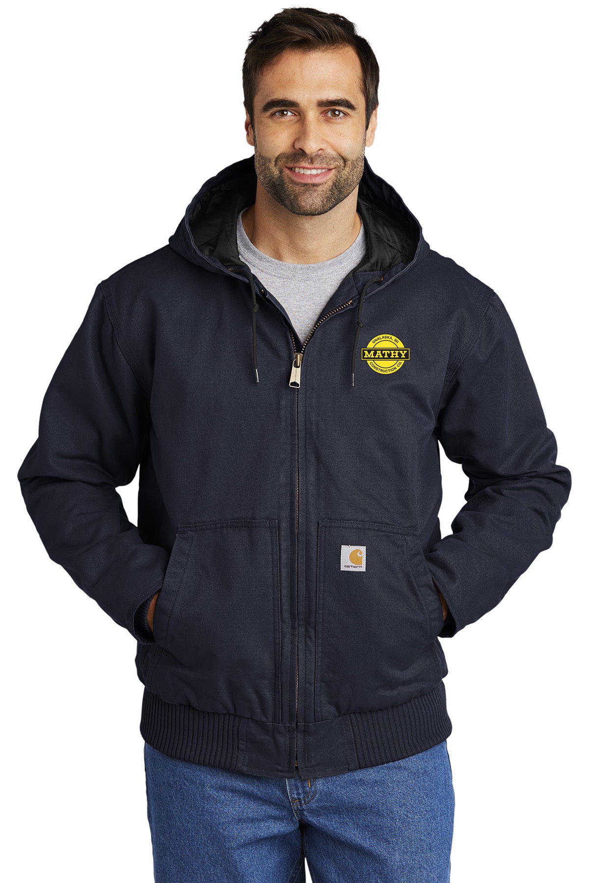 Mathy Construction Company Carhartt® Jacket (CT104050) (JS115E-LC-YB)