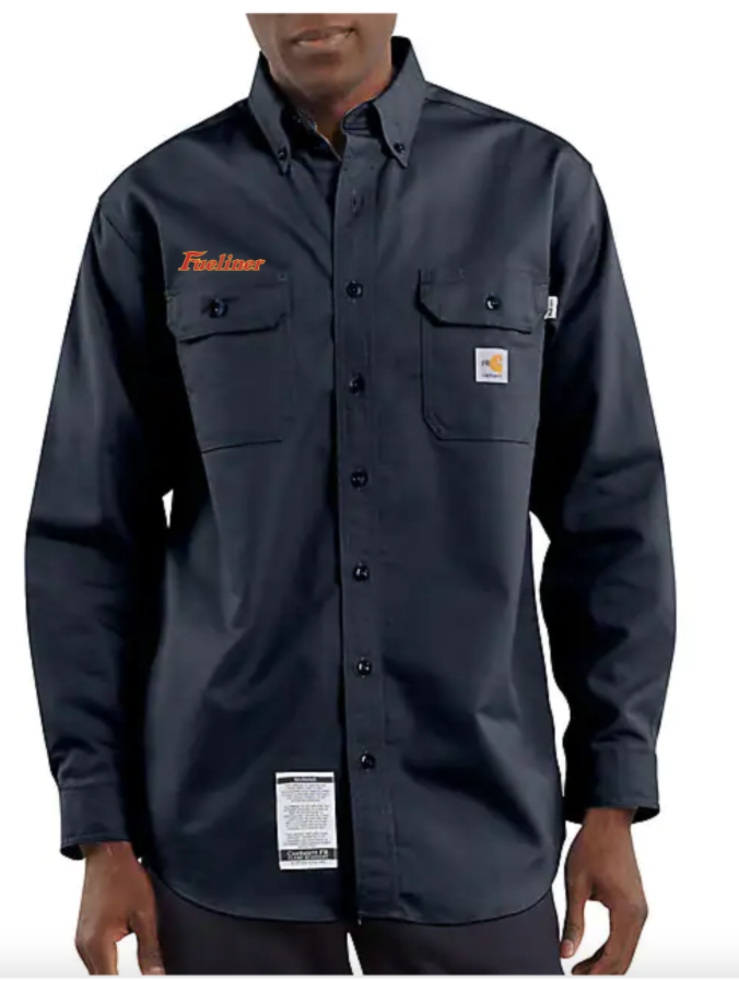 Carhartt Flame-Resistant Long Sleeve Twill Pocket Shirt (FRS160) (FL01E-RC)