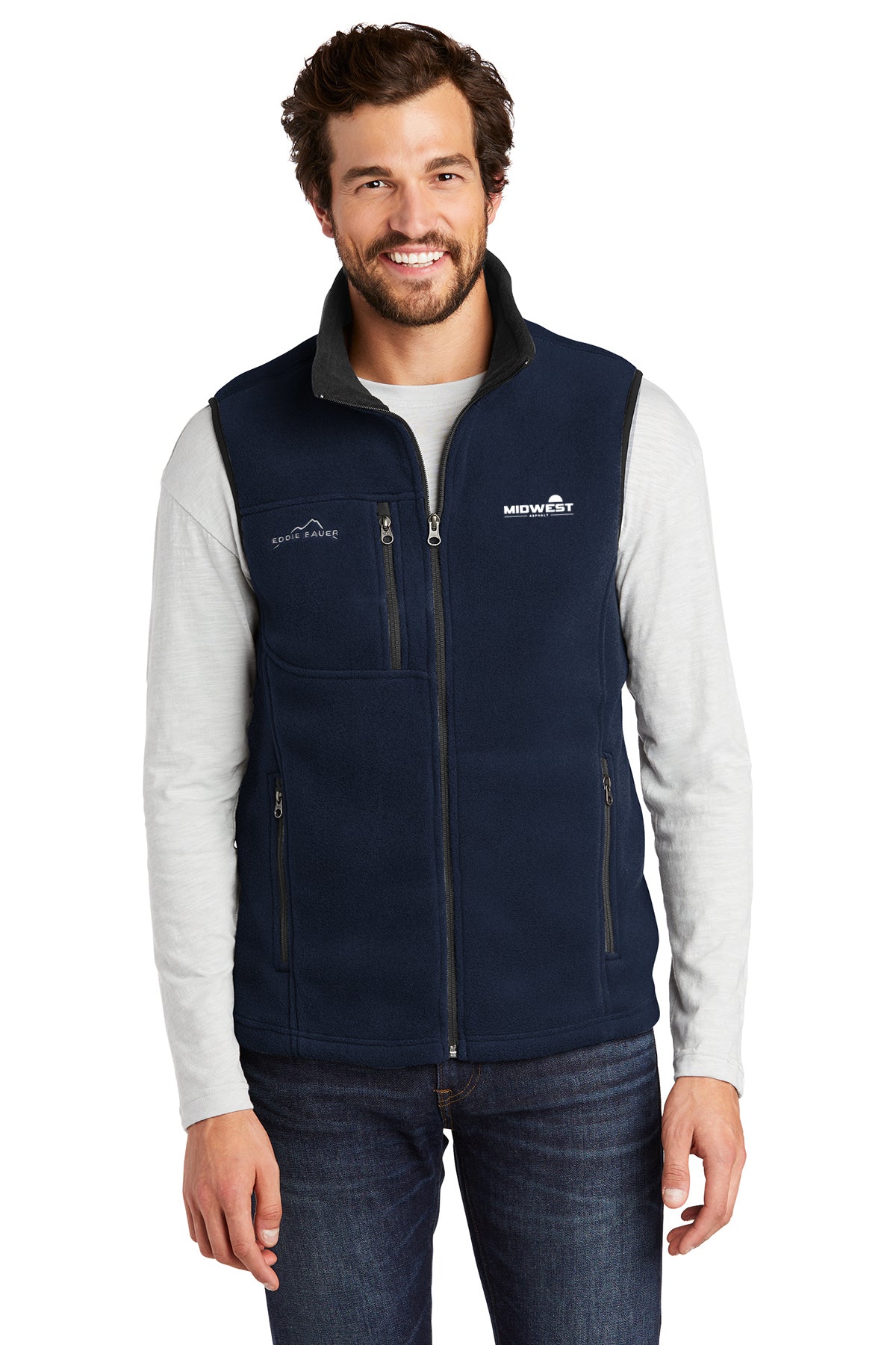 Midwest Asphalt Eddie Bauer Fleece Vest