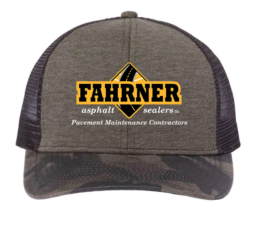 Fahrner Asphalt Limited Edition Camo Trucker Cap
